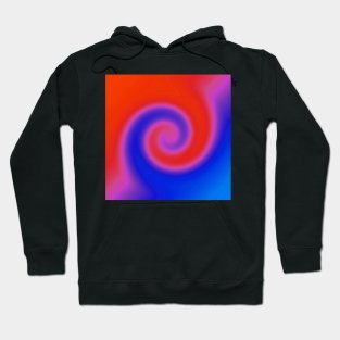 Swirl Red Blue Hoodie